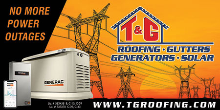 T&G Roofing & Solar is a Generac Generator Dealer