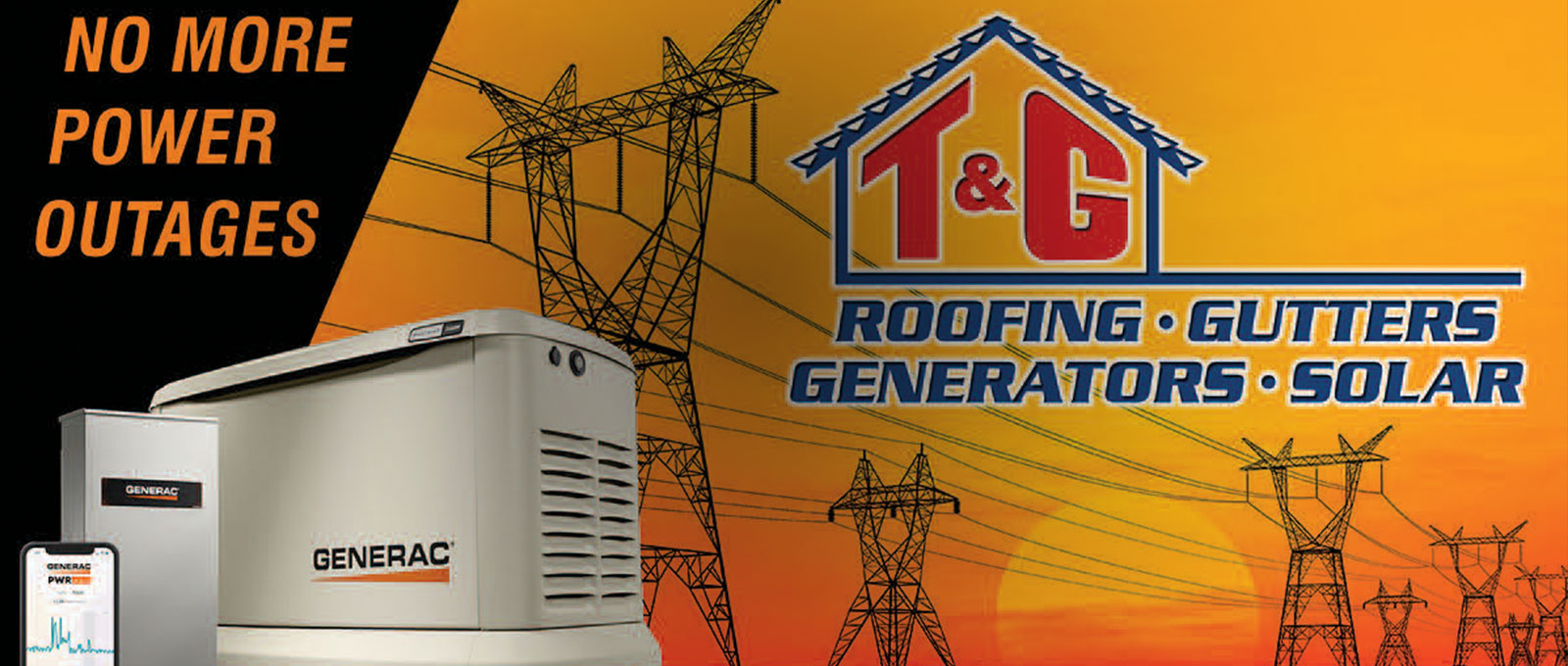Get Home Backup Power with T&G Roofing and Solar Company